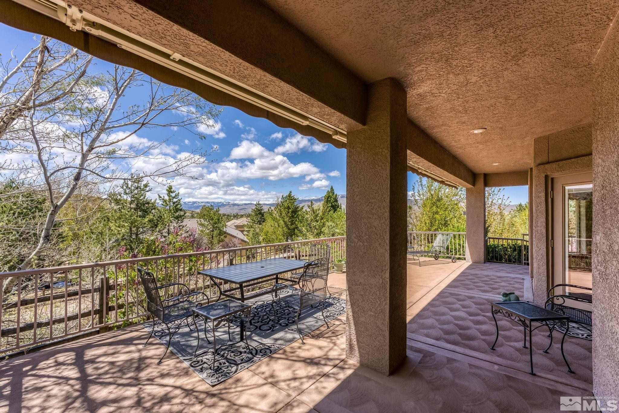 3301 Sierra Crest Way Reno, NV 89519 - Photo 33 of 37 a view of two chairs in balcony