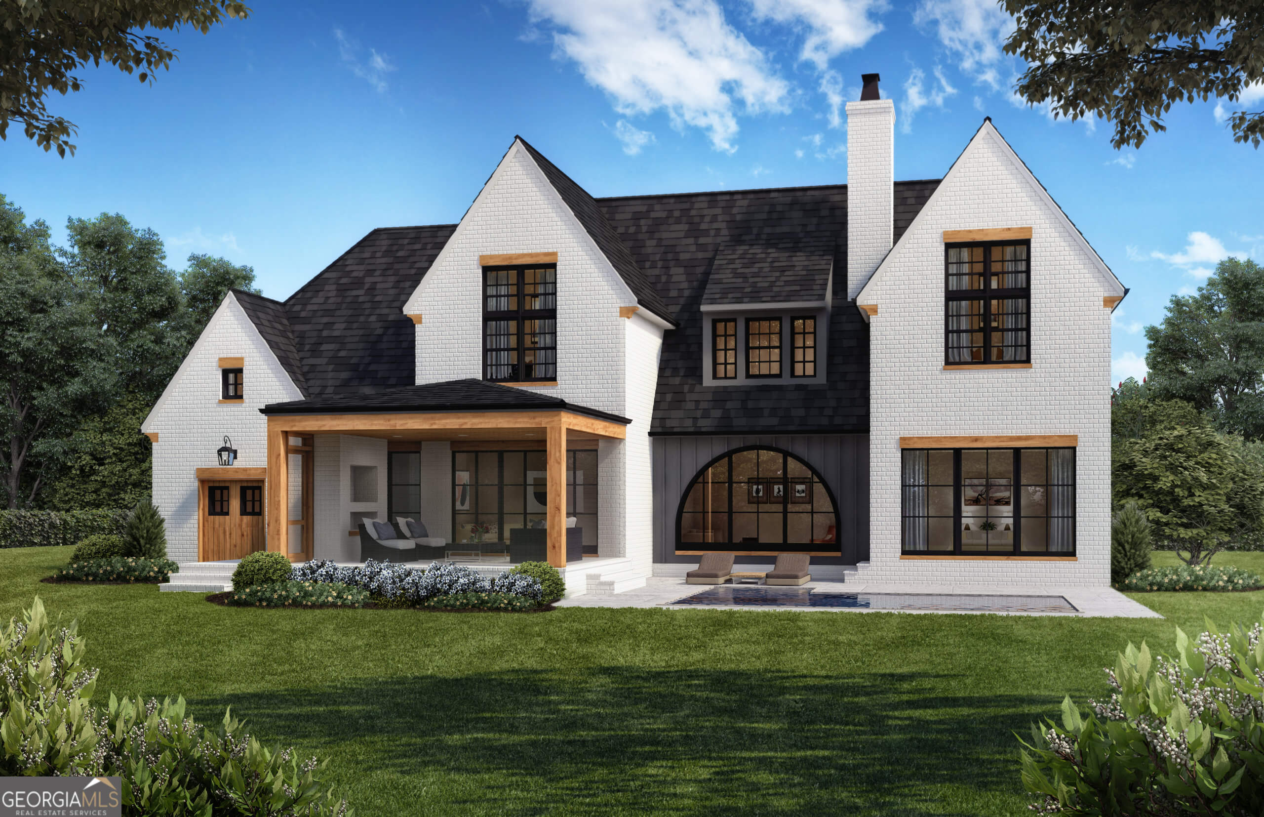 0 Matteo Way Fayetteville, GA 30215 - Photo 3 of 3 a front view of a house with a yard