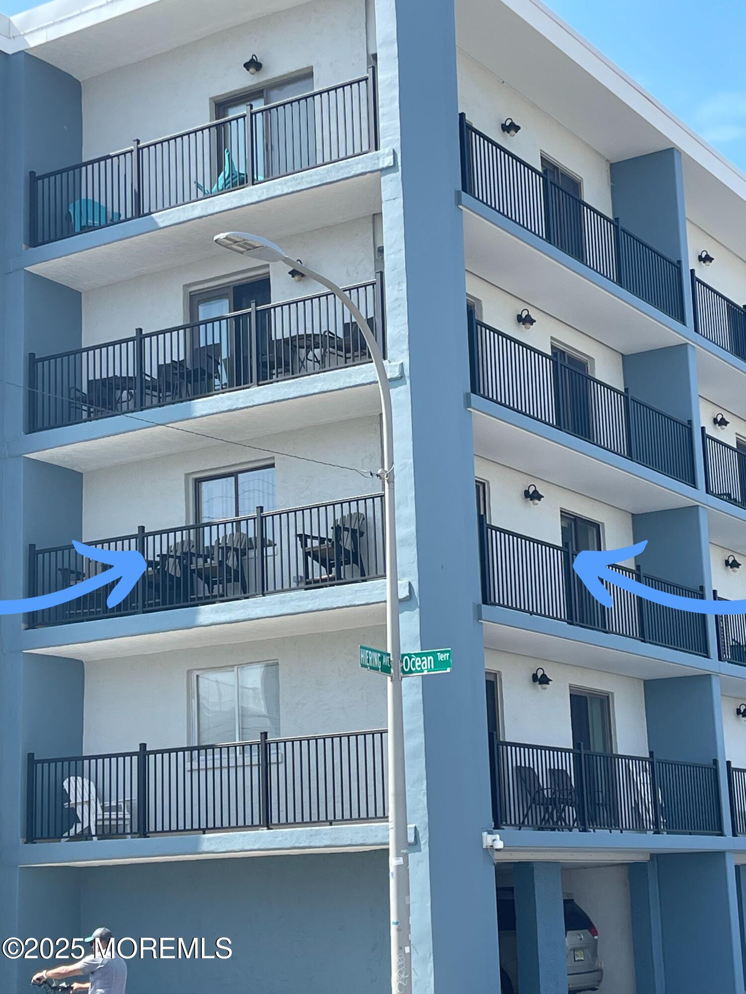 a view of a roof deck