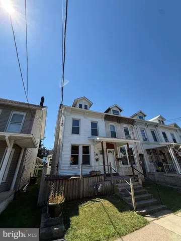 a view of a big building with many windows