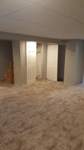 a utility room with sink