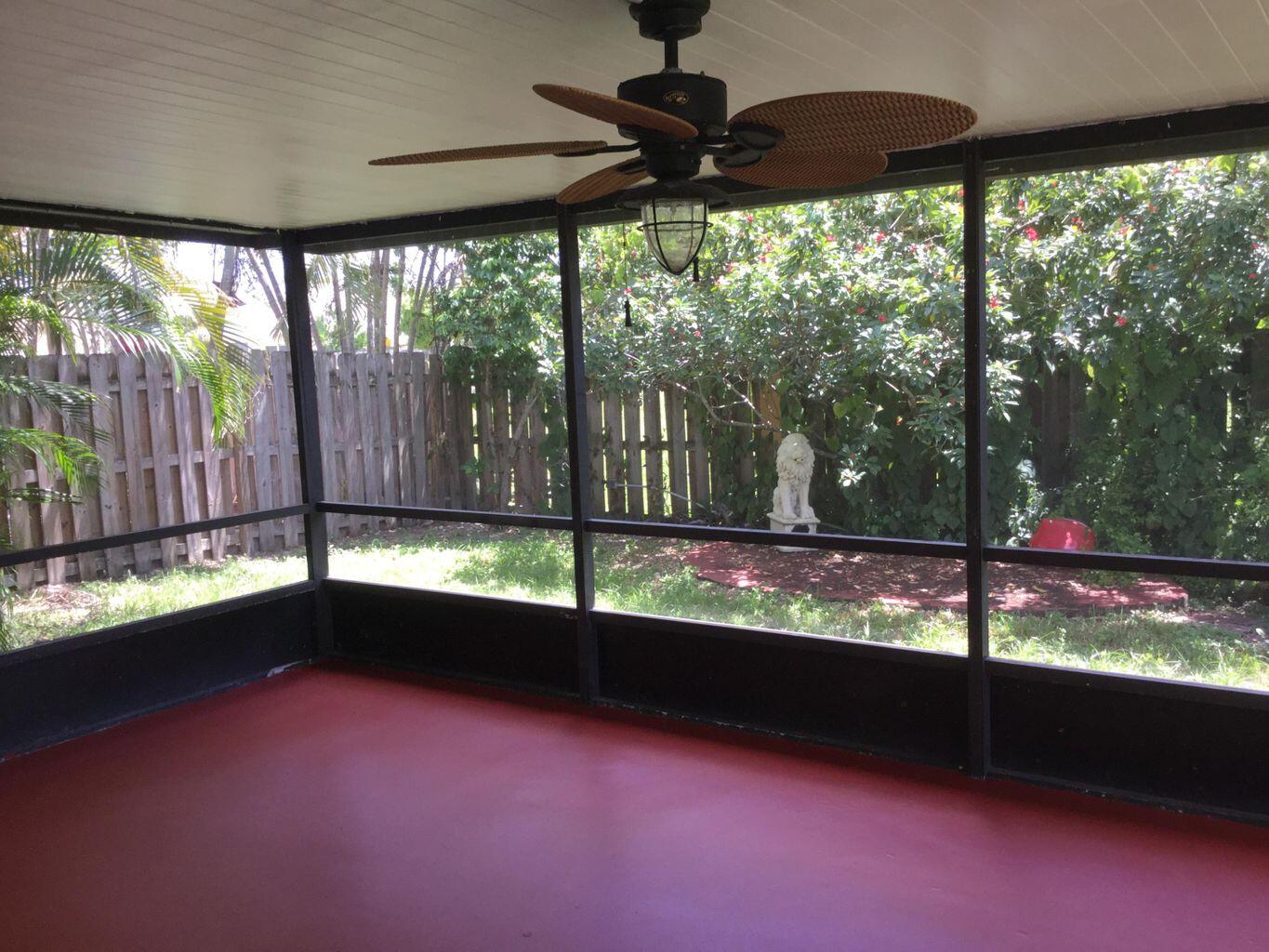 23188 Bentley Place Boca Raton, FL 33433 - Photo 16 of 20 Screened Rear Yard Patio