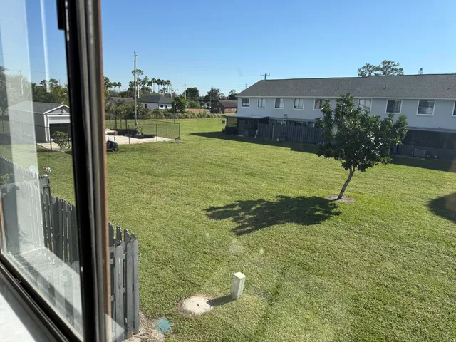 a view of front door