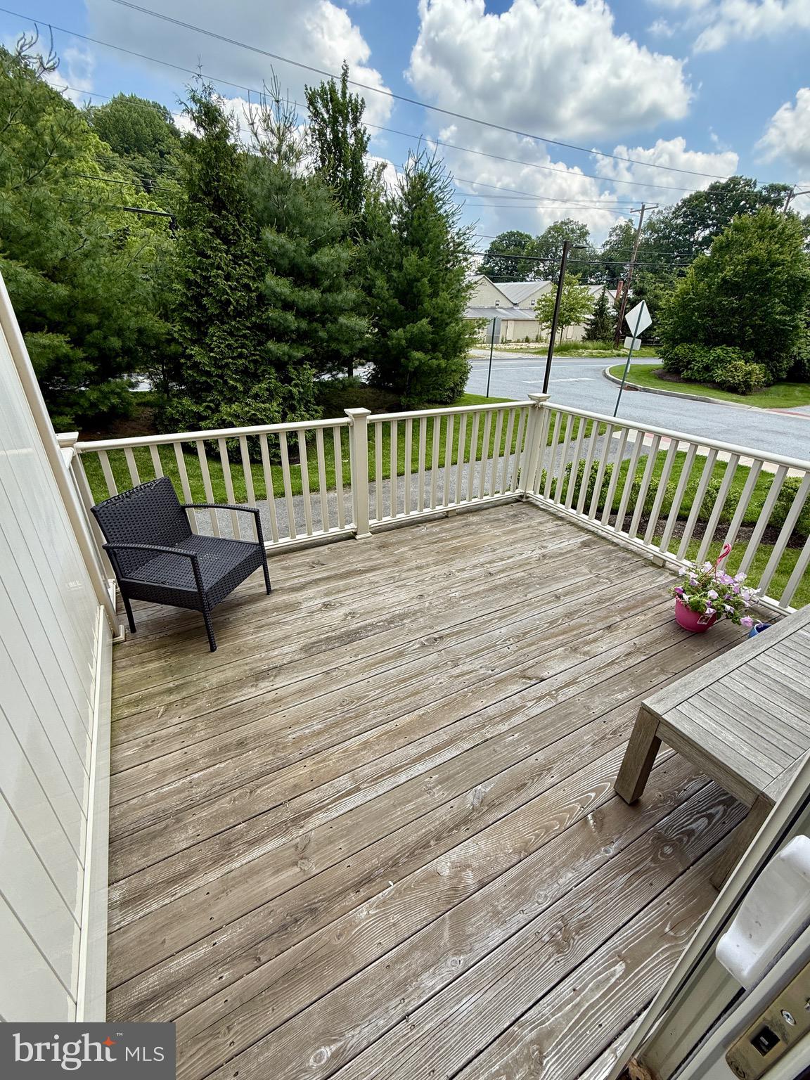 29 Chasmere Drive Kennett Square, PA 19348 - Photo 6 of 21 a view of a roof deck with wooden floor and fence