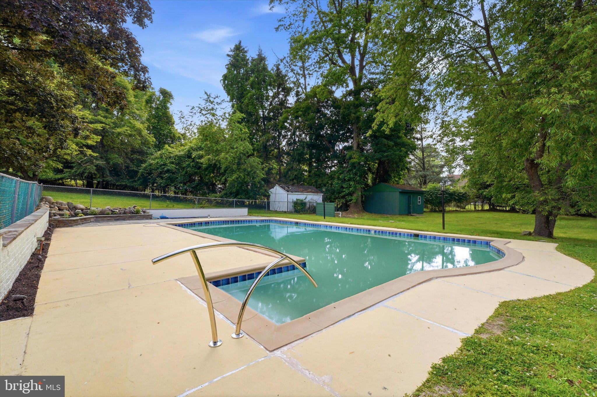 1919 Cobden Road Glenside, PA 19038 - Photo 31 of 35 Serene poolside retreat in nature.