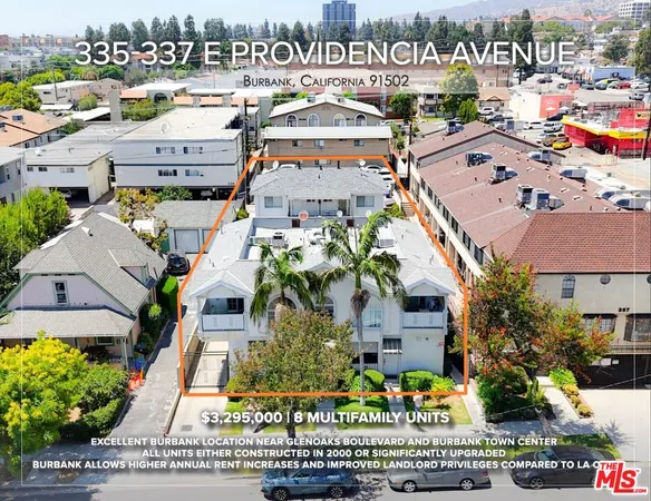 $3,295,000 | 335-337 East Providencia Avenue, Burbank, CA 91502