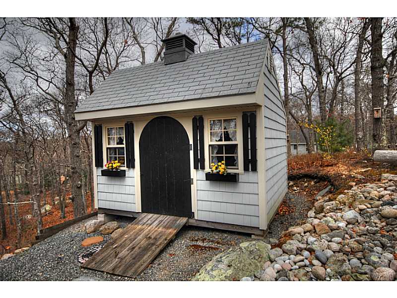 27 Kickapoo Run Charlestown, RI 02813 - Photo 13 of 20 Other. This cute shed/outbuilding is great for storage of outdoor equipment or makes a great potting shed. If the children see it they ll want to make it their clubhouse.