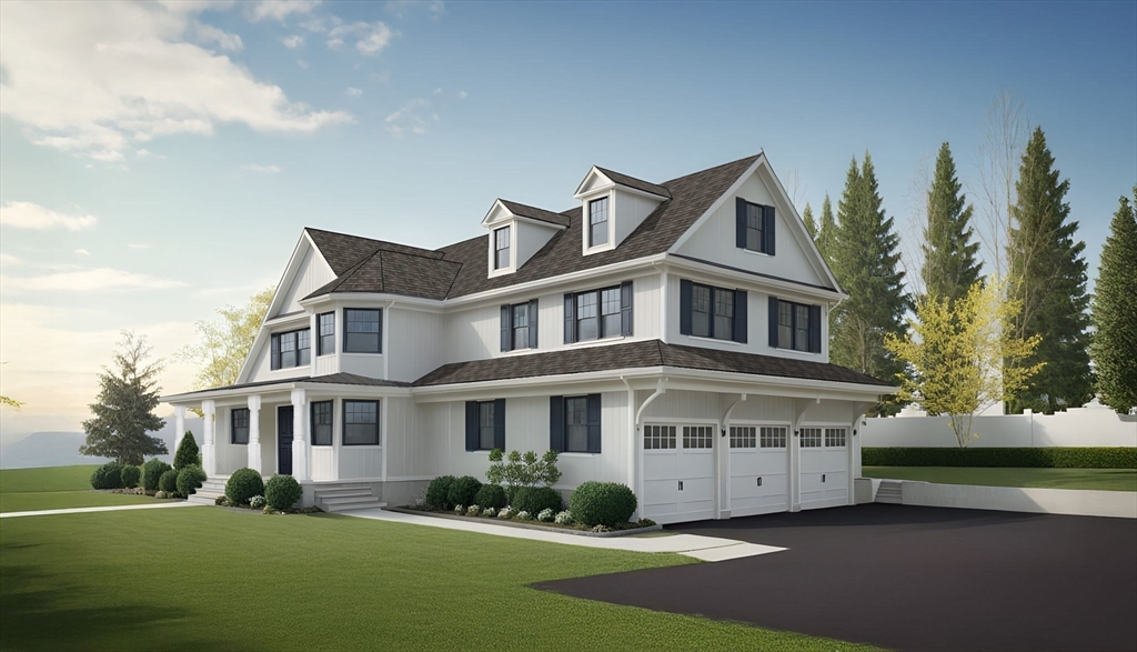 98 Meadow Road Bolton, MA 01740 - Photo 3 of 6 a front view of a house with a garden