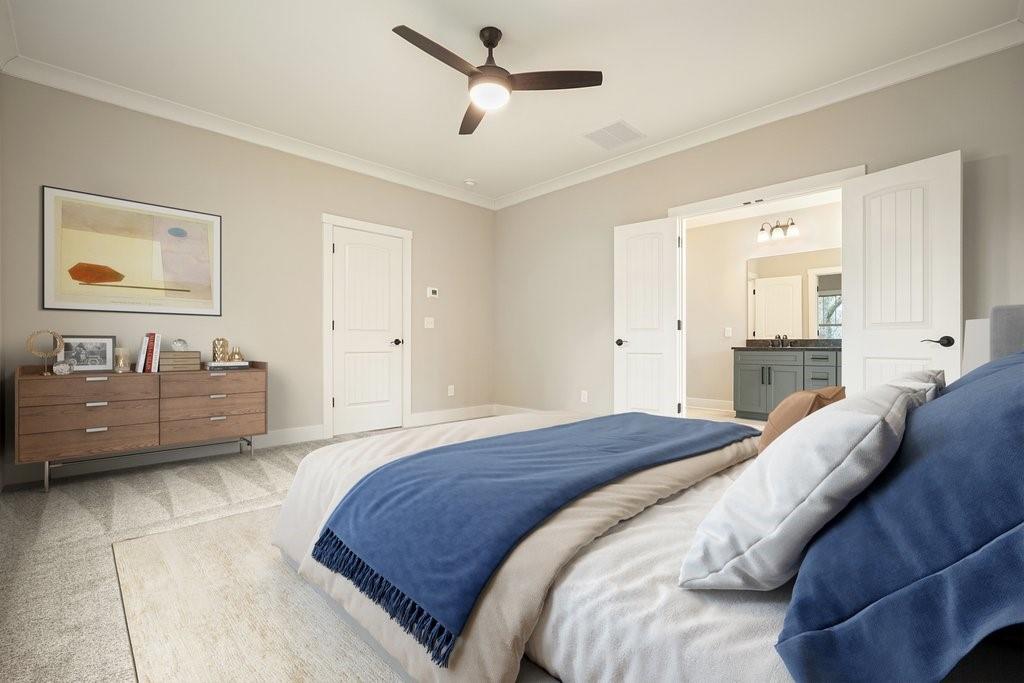 4749 Fowler Street Acworth, GA 30101 - Photo 59 of 60 a bedroom with a bed and a dresser