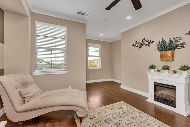 a front view of a house with yard