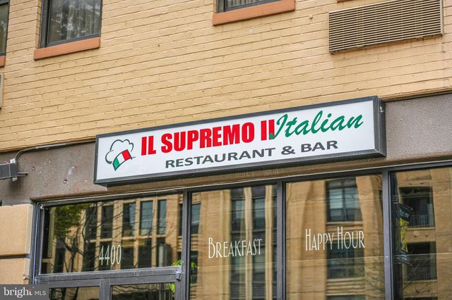 a view of street with an entrance and building