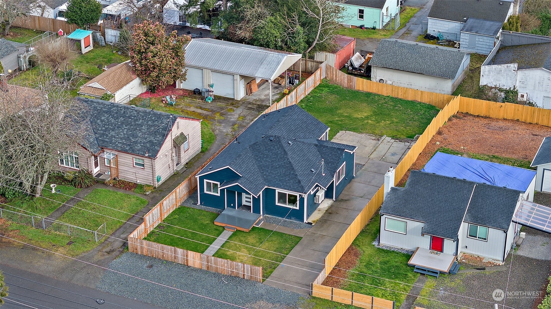 9848 18th Avenue Southwest Seattle, WA 98106 - Photo 27 of 32 an aerial view of a house