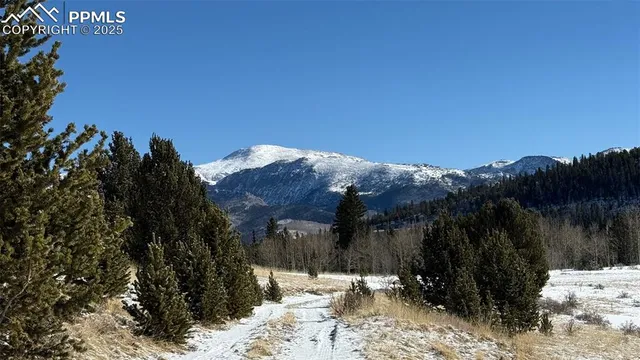 a view of a house with a yard covered in snow
