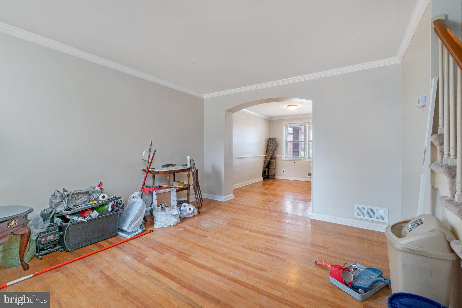 6905 Belclare Road Baltimore, MD 21222 - Photo 6 of 28 Living Room Hardwood Floors