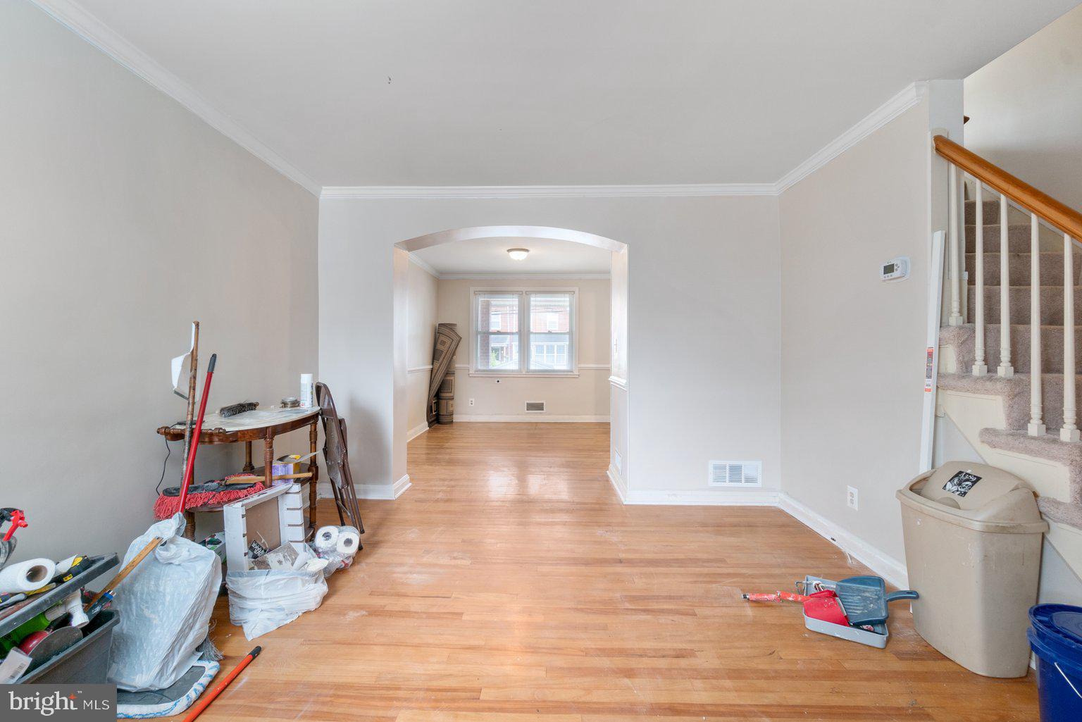 6905 Belclare Road Baltimore, MD 21222 - Photo 7 of 28 Living room into Dining Room