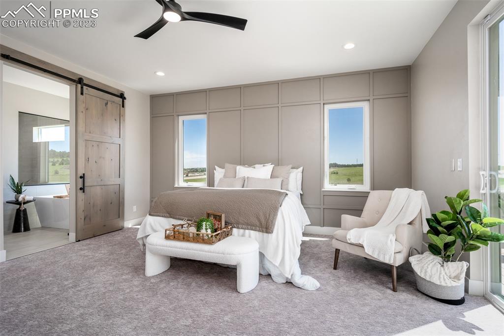 3397 Bark Tree Trail Colorado Springs, CO 80921 - Photo 28 of 50 a living room with furniture and a potted plant