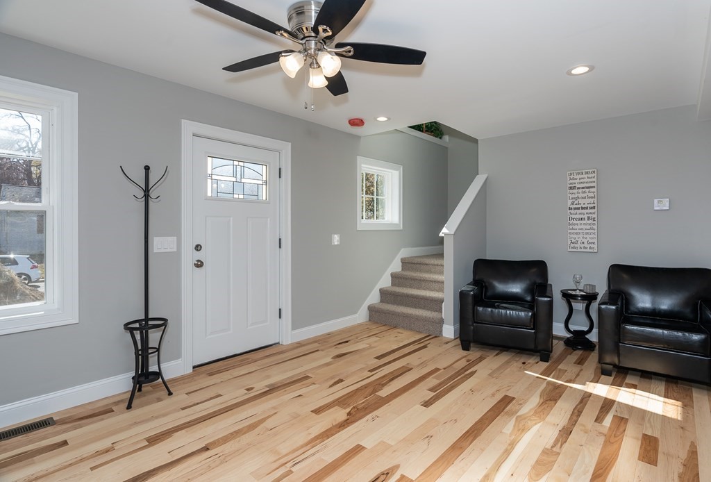 16 Cornflower Street Springfield, MA 01118 - Photo 5 of 36 a view of entryway livingroom and hall with wooden floor