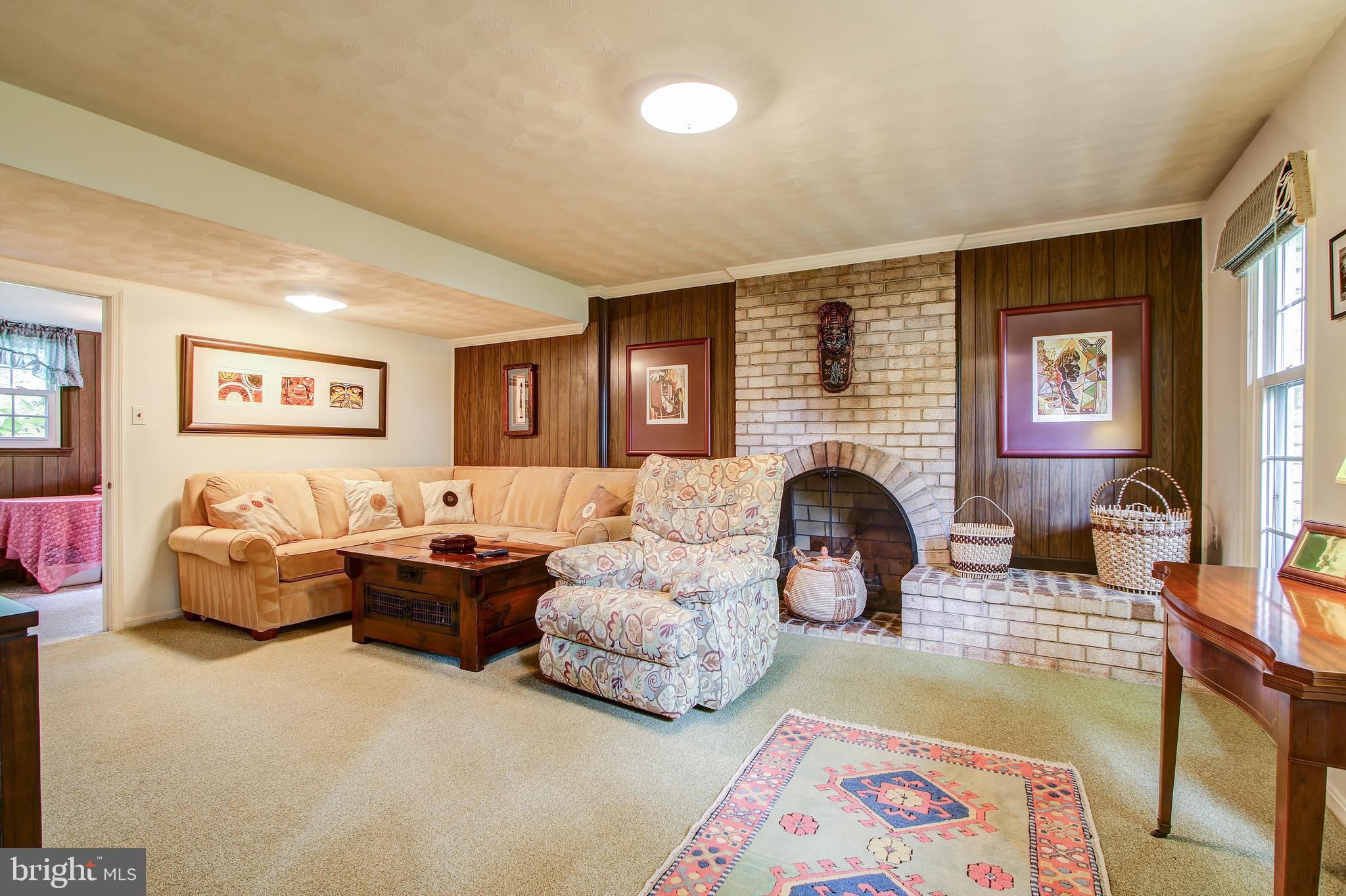 1708 Arbor View Road Silver Spring, MD 20902 - Photo 27 of 34 Family Room with arched brick fireplace