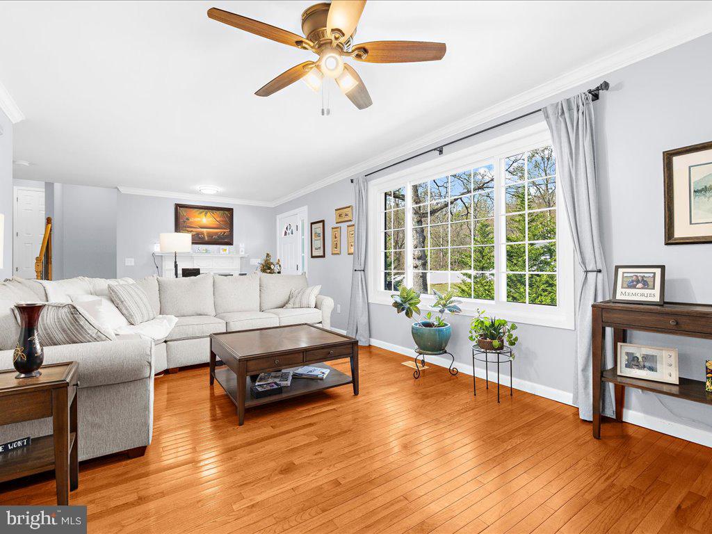 8195 Old Mill Road Pasadena, MD 21122 - Photo 10 of 51 Living Room with great window and...