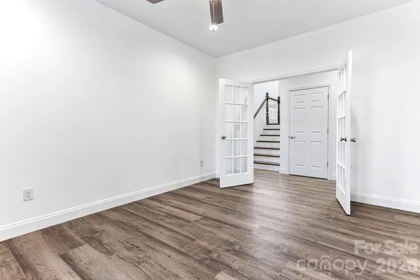 wooden floor in an empty room