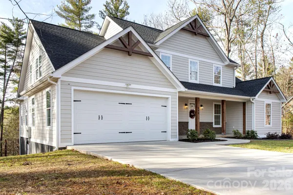 a view of a white house