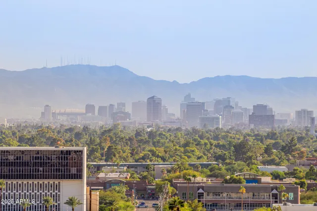 an aerial view of a house with balcony