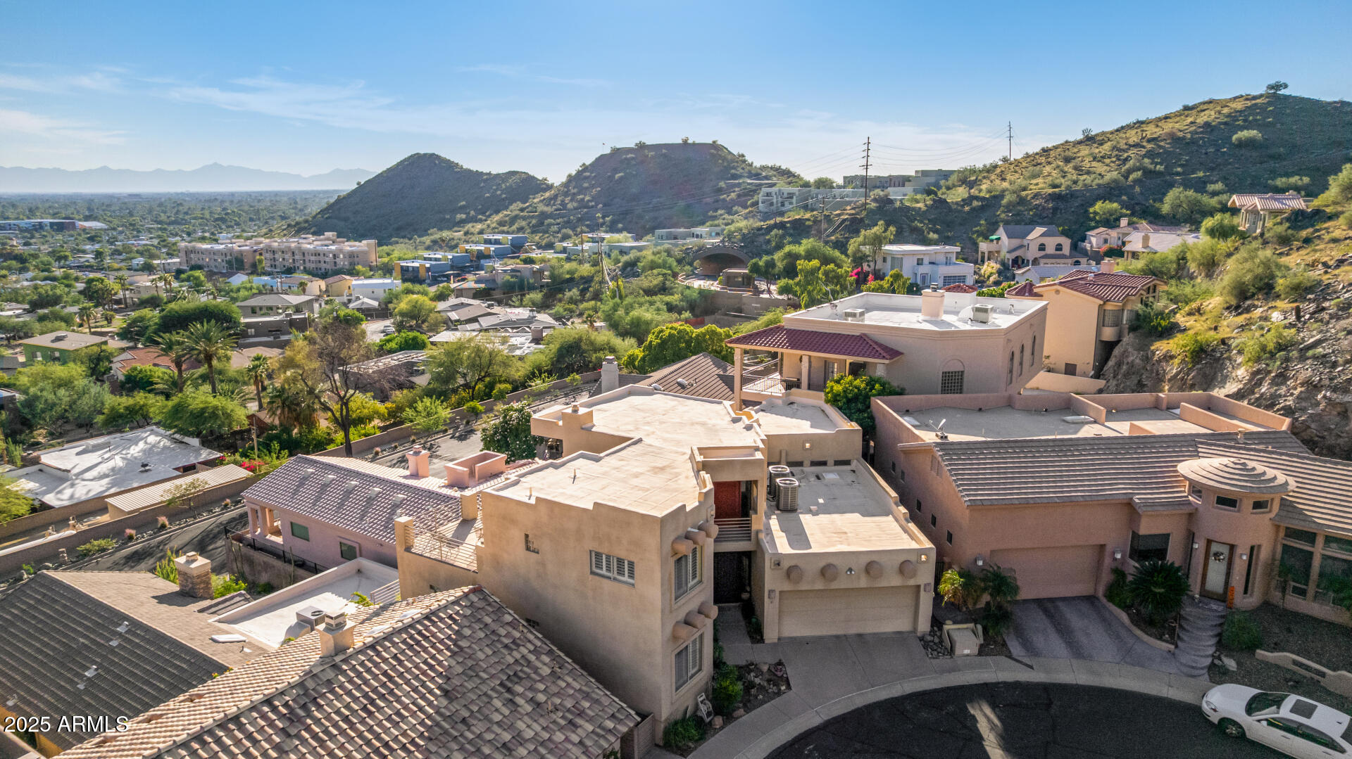 31 West Beryl Avenue Phoenix, AZ 85021 - Photo 60 of 65 an aerial view of a house with a mountain