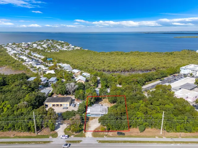 a view of a city with ocean