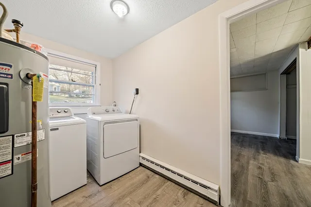 a view of utility room with washer and dryer