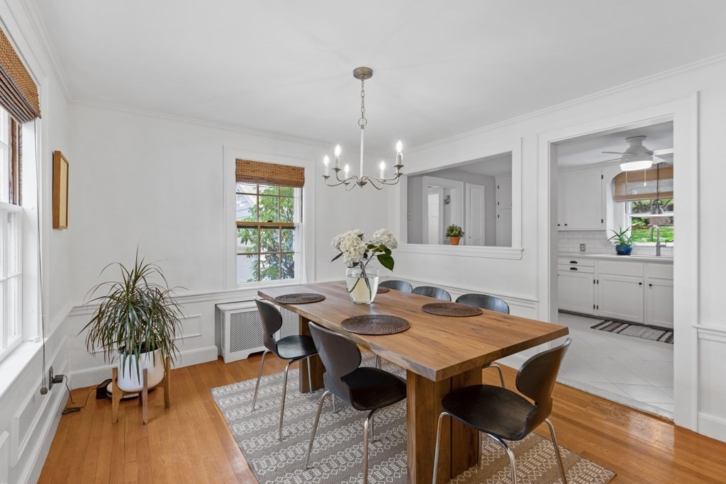 24 Pine Hill Circle Wakefield, MA 01880 - Photo 12 of 34 a view of a dining room with furniture and window