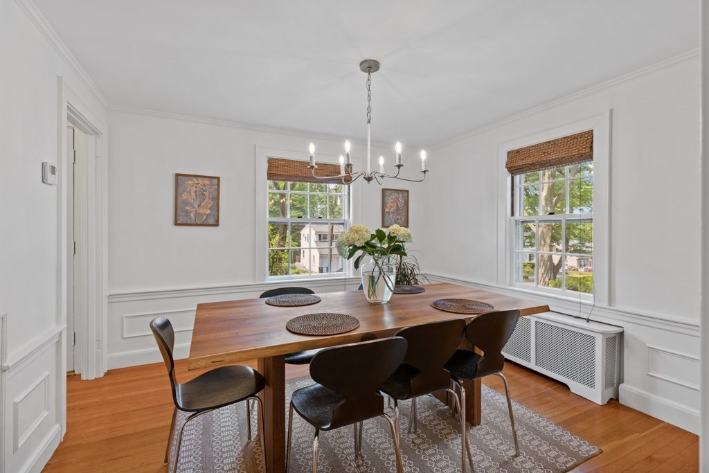 24 Pine Hill Circle Wakefield, MA 01880 - Photo 13 of 34 a view of a dining room with furniture window and outside view