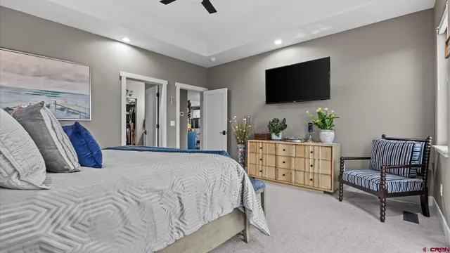 a view of a terrace with wooden floor and city view