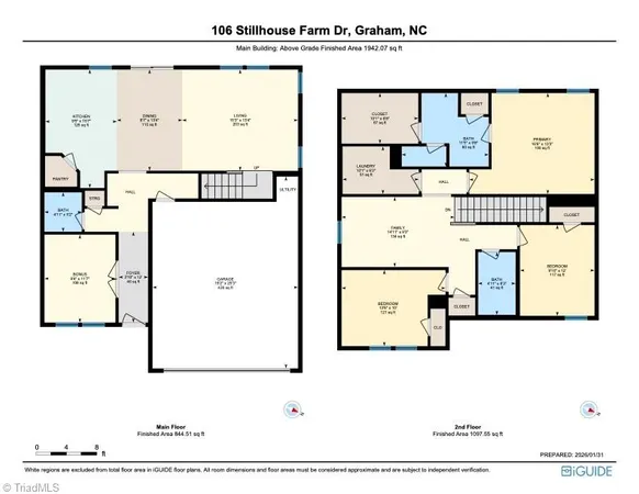 $349,900 | 106 Stillhouse Farm Drive, Graham, NC 27253
