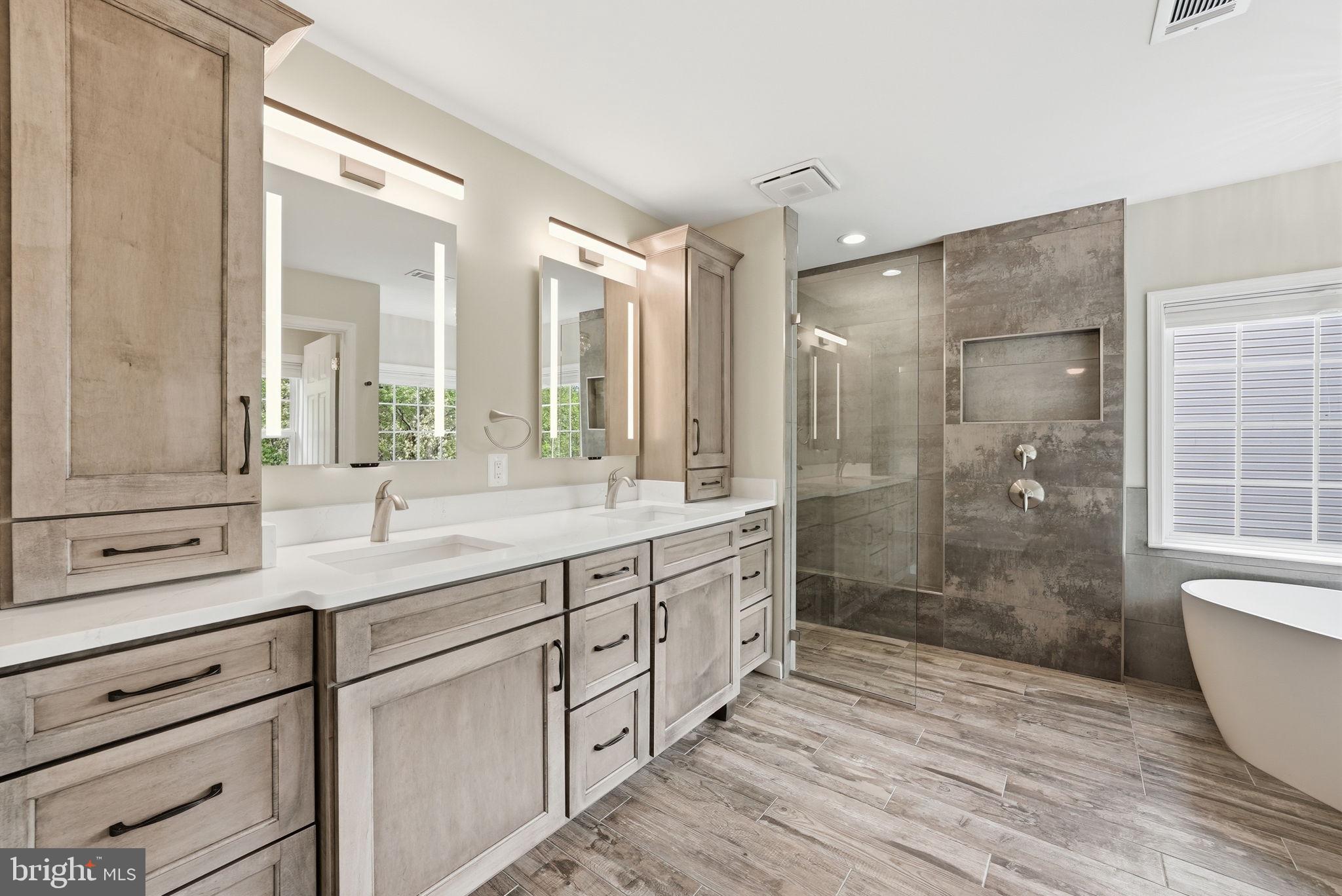 8315 Shimmering Rock Road Gainesville, VA 20155 - Photo 26 of 55 Primary BA - Walk In Shower & Heated Floors