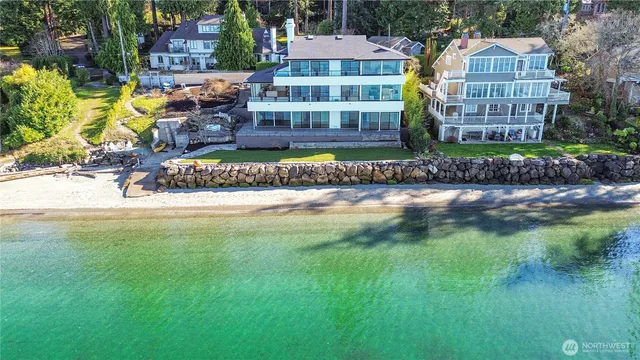 a view of city and ocean