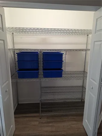 a view of walk in closet