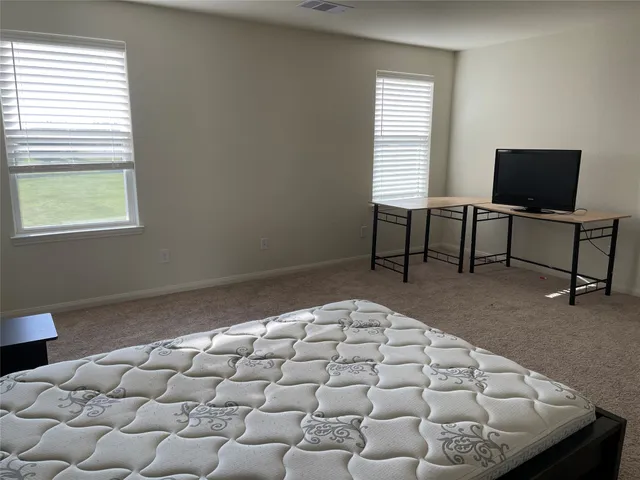 a view of a room with empty racks