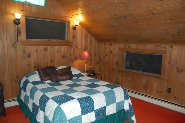 522 Shady Nook Road West Newfield, ME 04095 - Photo 24 of 30 Bedroom 4 w/ knotty pine walls.