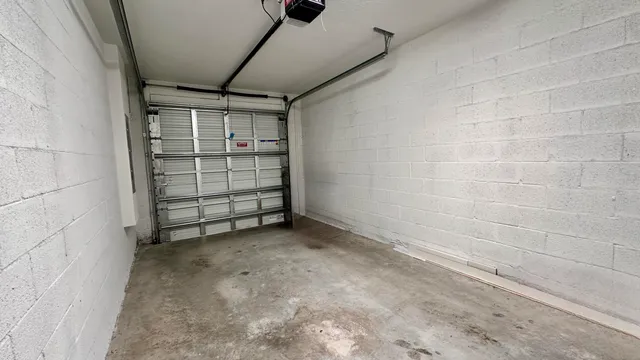 a view of an empty storage area