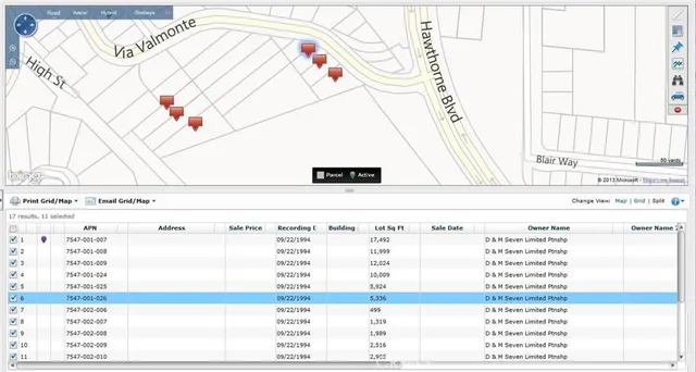 a view of lot of a city