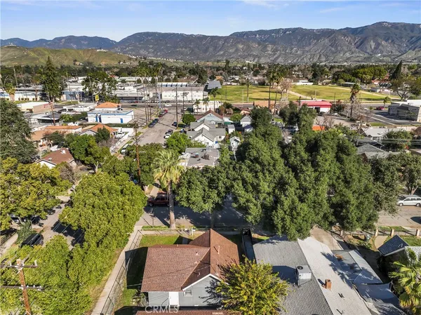 a view of city and mountain view