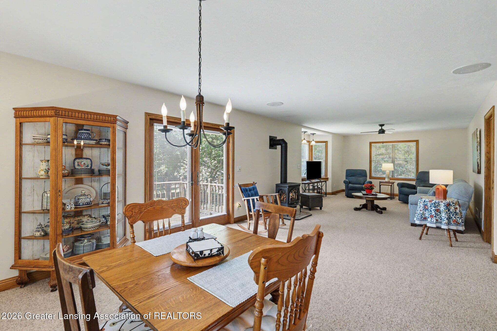 905 West Dansville Road Mason, MI 48854 - Photo 10 of 50 Dining/Living Room
