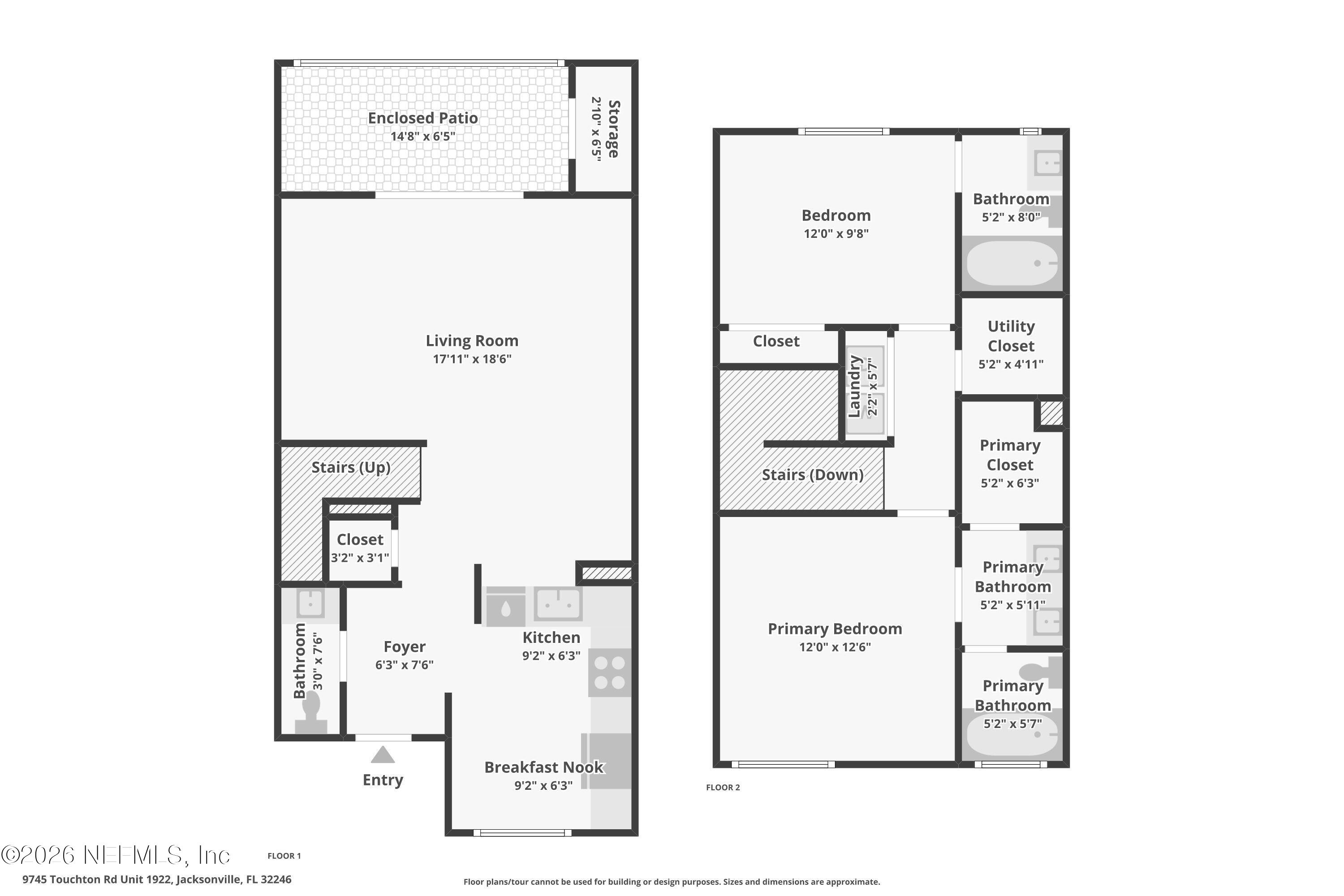 9745 Touchton Road, Unit 1129 Jacksonville, FL 32246 - Photo 57 of 57 Combined 1st & 2nd Floor
