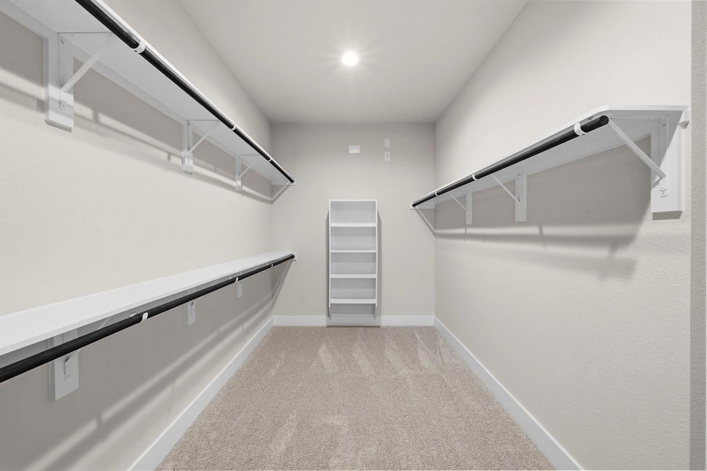 1972 Golden Spruce Lane Conroe, TX 77301 - Photo 14 of 19 a view of walk in closet with empty racks