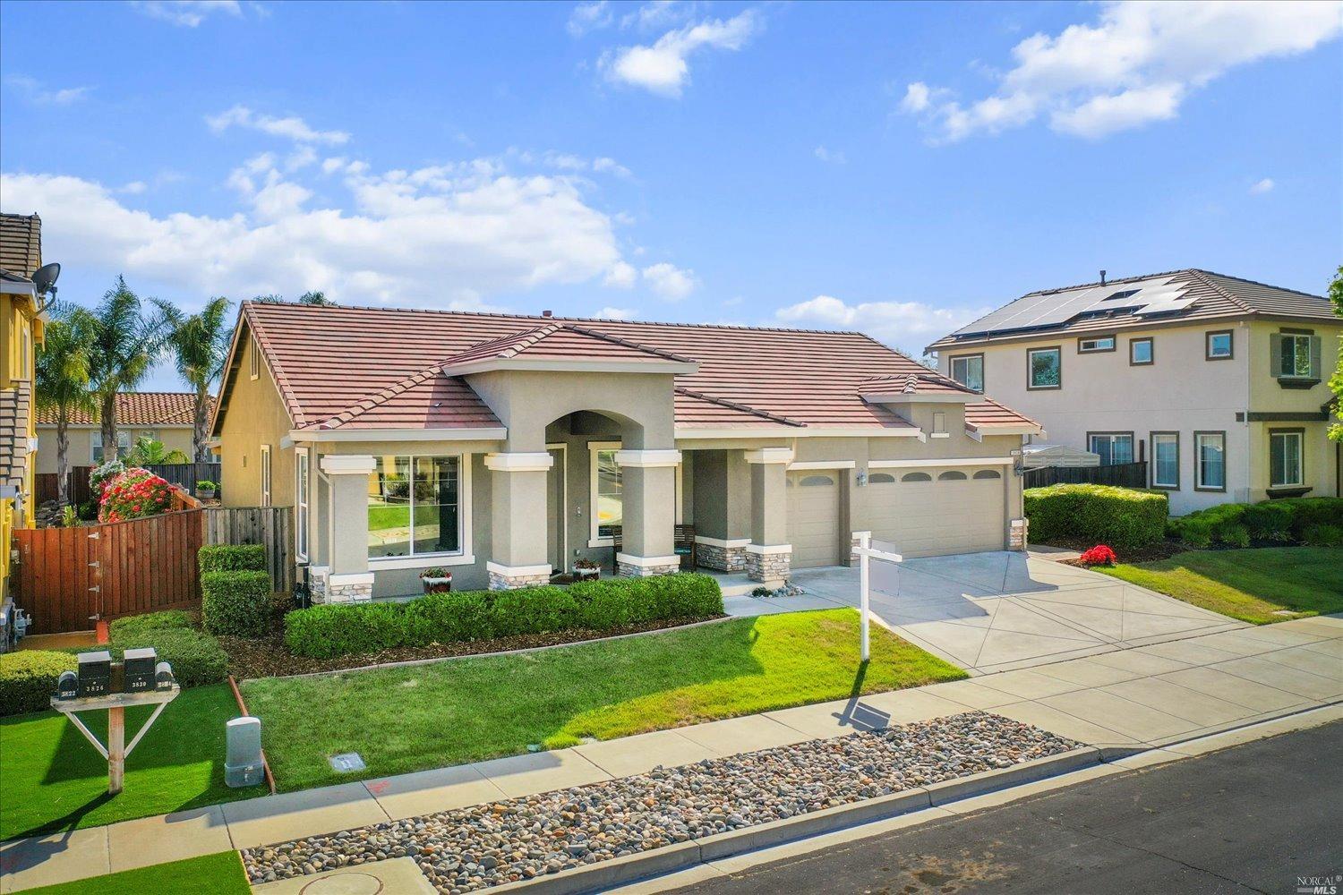 3830 Clay Bank Road Fairfield, CA 94533 - Photo 1 of 1 a view of a house with a yard and plants