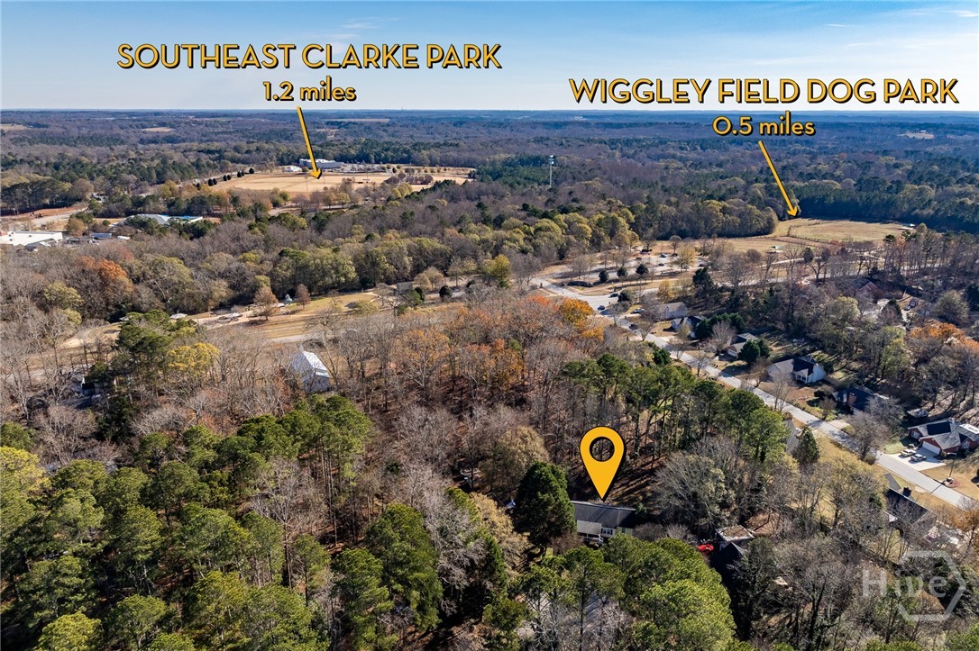 135 Longbranch Court Athens, GA 30605 - Photo 31 of 37 Aerial View Southeast