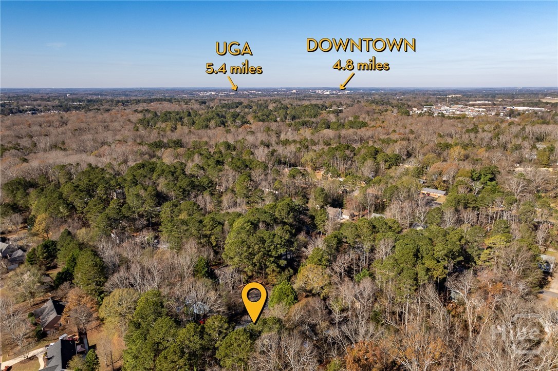 135 Longbranch Court Athens, GA 30605 - Photo 33 of 37 Aerial View Northwest