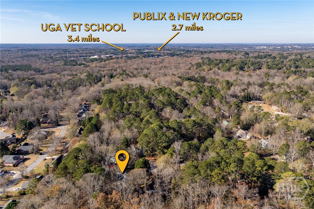 135 Longbranch Court Athens, GA 30605 - Photo 34 of 37 Aerial View West