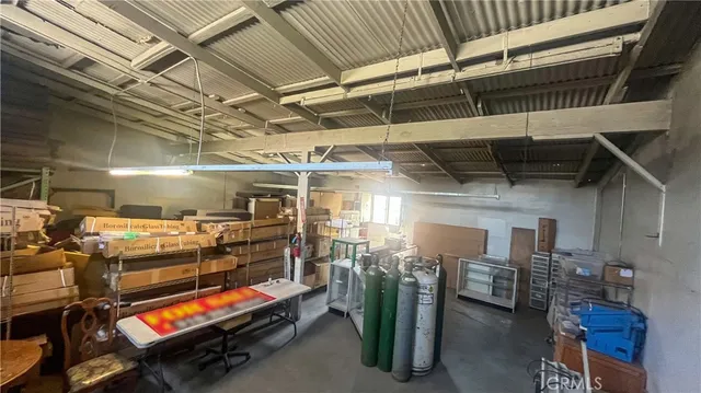 a room with storage and utility