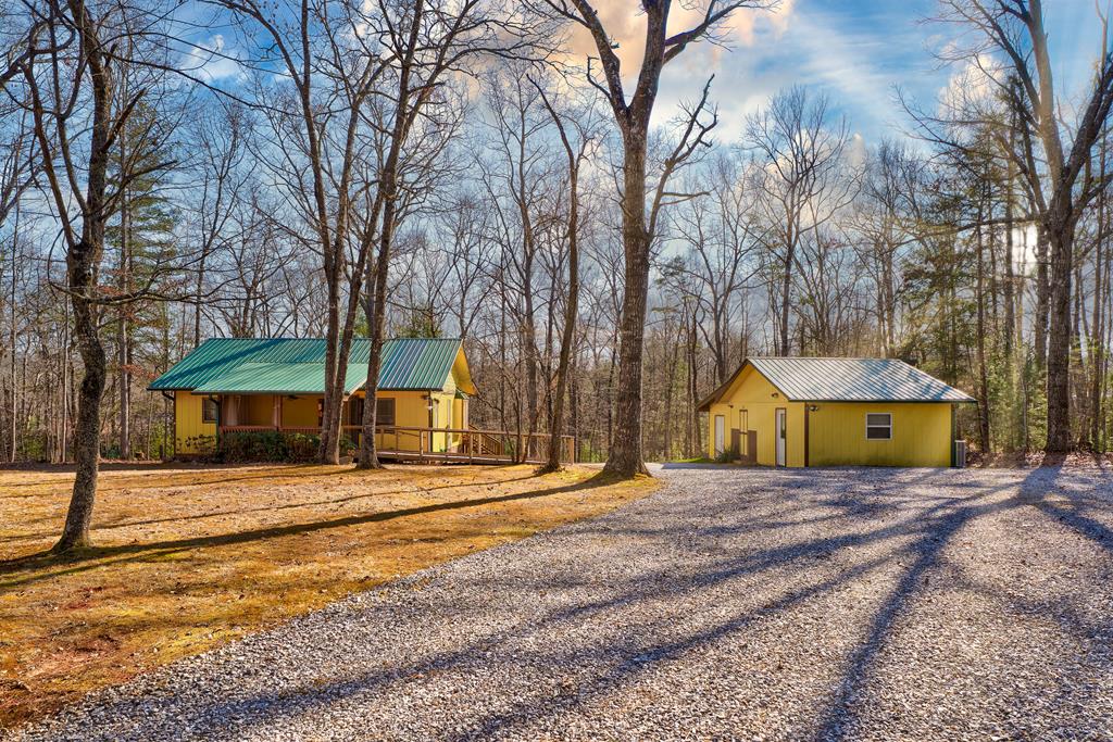 388 Cozy Cove Road Blairsville, GA 30512 - Photo 44 of 44 a view of a house with a yard and tree s
